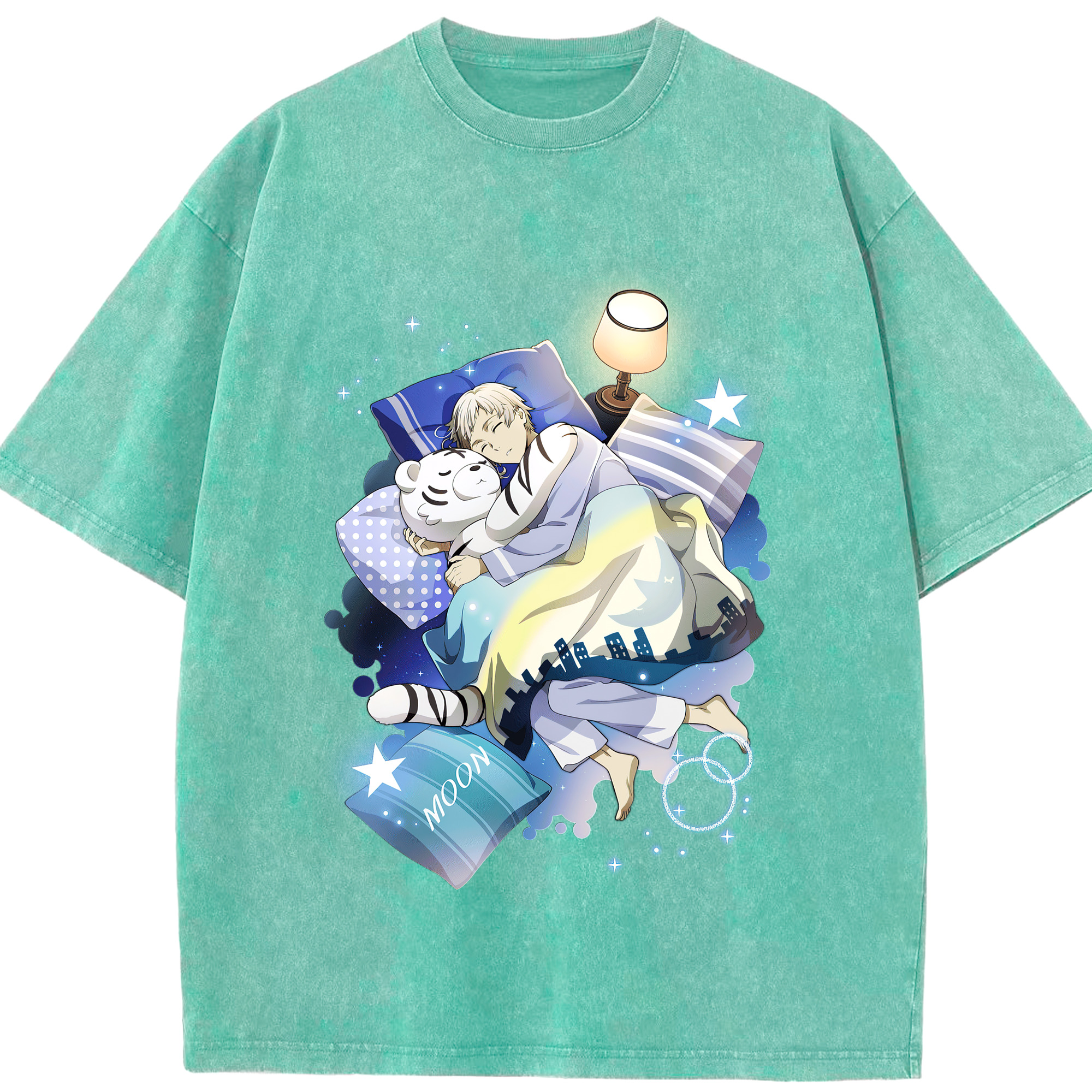 （画像用） 文豪ストレイドッグス Bungo Stray Dogs 綿100% ヴィンテージ風 半袖Tシャツ（フロントプリント）